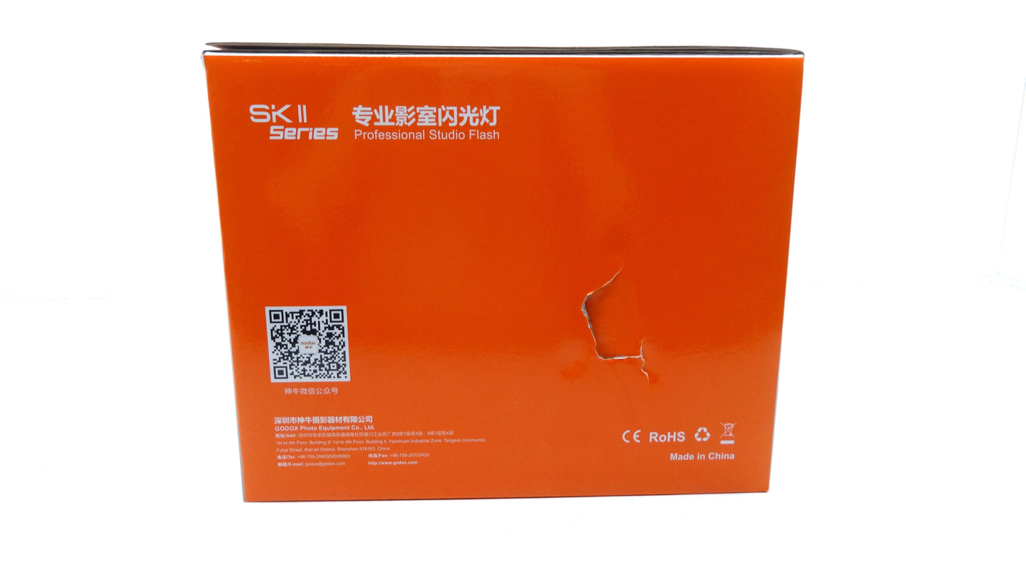 【アウトレット品】Godox SK400II スタジオストロボ フラッシュ 4Gワイヤレス Xシステム GN65 5600±200K 150W 400Ws