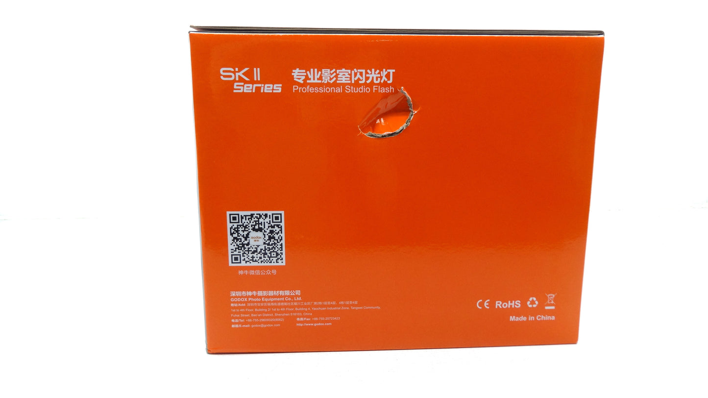【アウトレット品】Godox SK400II スタジオストロボ フラッシュ 4Gワイヤレス Xシステム GN65 5600±200K 150W 400Ws