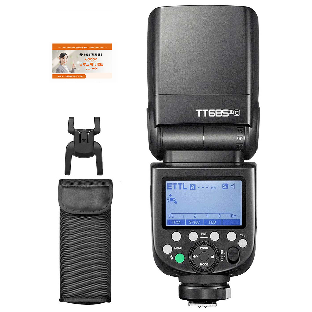 正規品 技適マーク 日本語説明書付] Godox ゴドックス TT685IIC TT685II-C TT685ii Canon キャノン対応 GN60  TTL HSS 1/8000s TCM ストロボ スピードライト [カラーフィルター/デイフューザー] – ユア・トレジャー