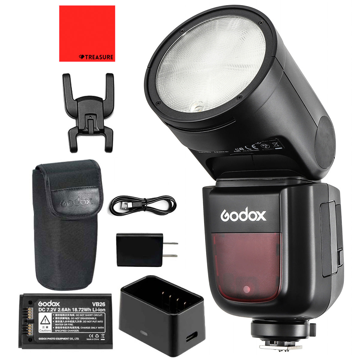 Godox V1-N 充実サポート V1N V1 Nikon対応 PSE 技適認証 フラッシュ ストロボ 76WS 2.4G TTL ラウンドヘッド  1/8000s HSS