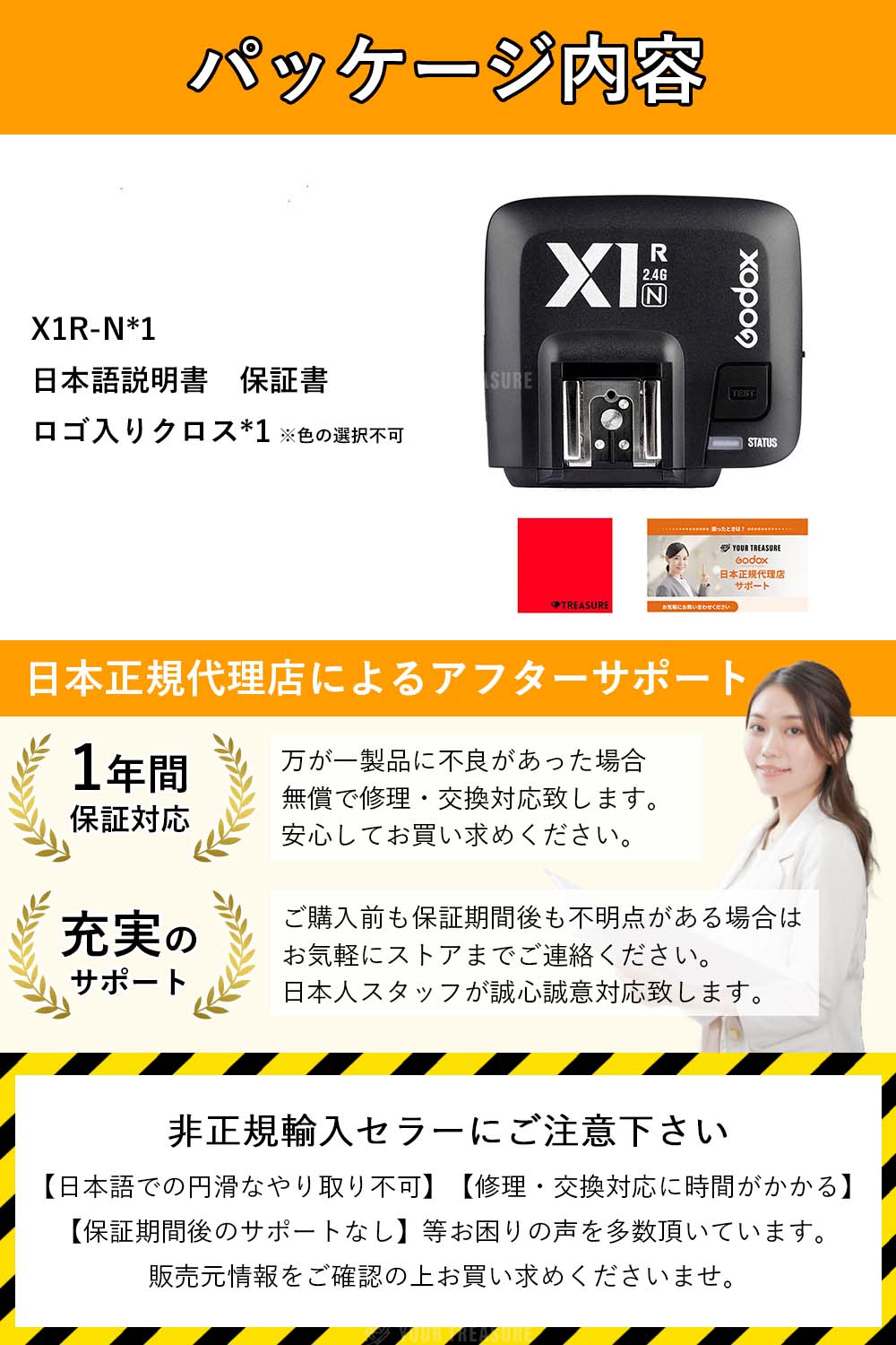 Godox X1R-N X1 X1RN ワイヤレス 受信機 レシーバー Nikon ニコン 対応