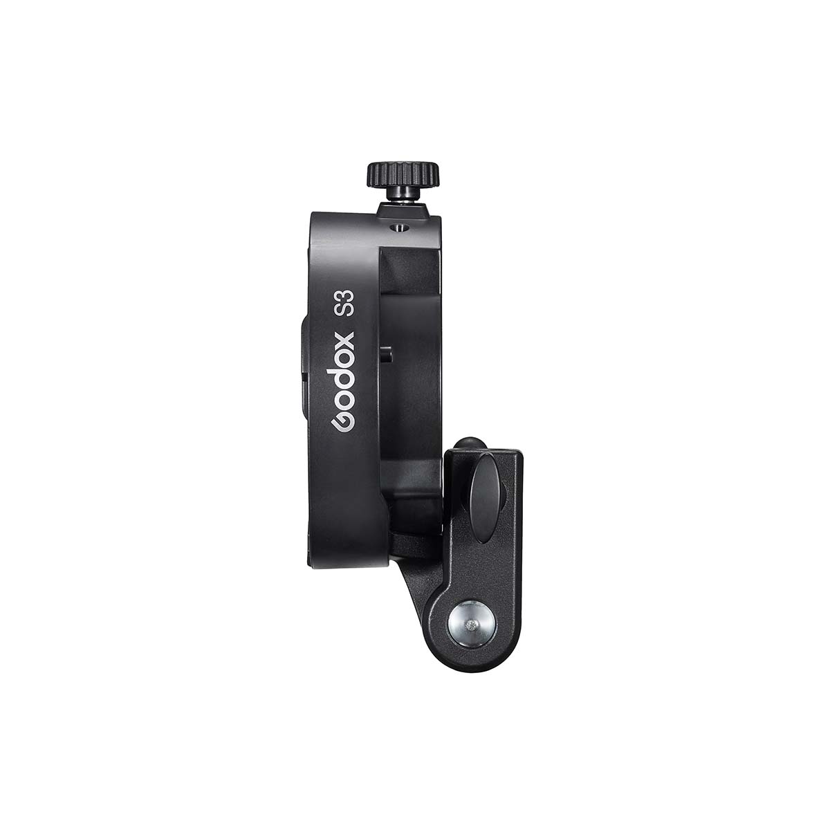 Godox S3ブラケット Bowens ボーエンズマウント 軽量 折り畳み 角度調整可能 AD100Pro AD300Pro V100 V860III対応