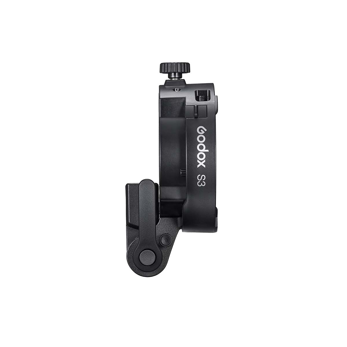 Godox S3ブラケット Bowens ボーエンズマウント 軽量 折り畳み 角度調整可能 AD100Pro AD300Pro V100 V860III対応