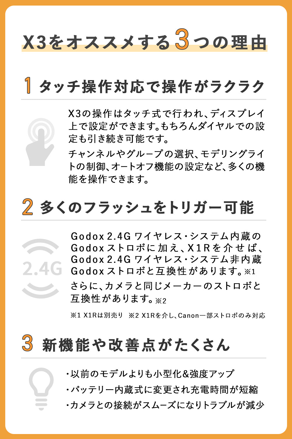 Godox X3-O Olympus オリンパス対応 ワイヤレス 送信機 トランスミッタ― – ユア・トレジャー