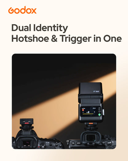 Godox iT32 Kit  iFlash カメラフラッシュ TTL HSS対応 2.4G【X5トリガー付】