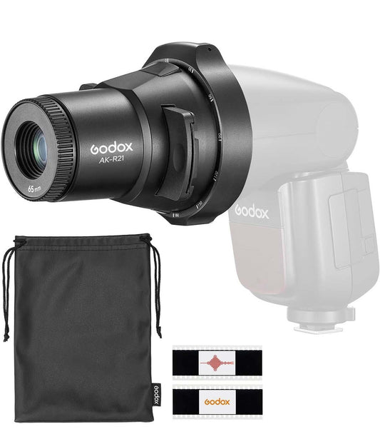 Godox AK-R21 プロジェクションアタッチメント セット 65mm投影レンズ AD100Pro V1シリーズ対応