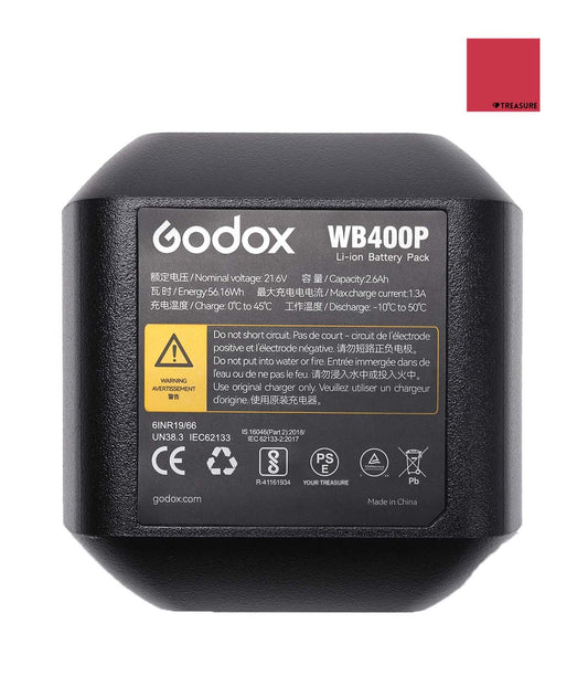 Godox WB400P 21.6V 2600mAp リチウムイオンバッテリー AD400Pro対応