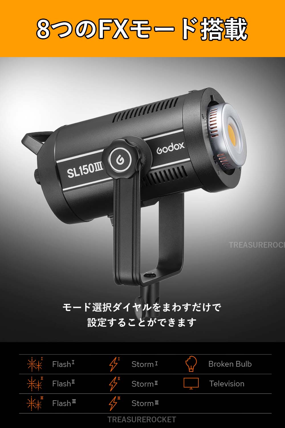 Godox SL200III 充実サポート 215W 95600lux 定常光LEDライト ビデオライト Bowensマウント サイレントモ –  ユア・トレジャー