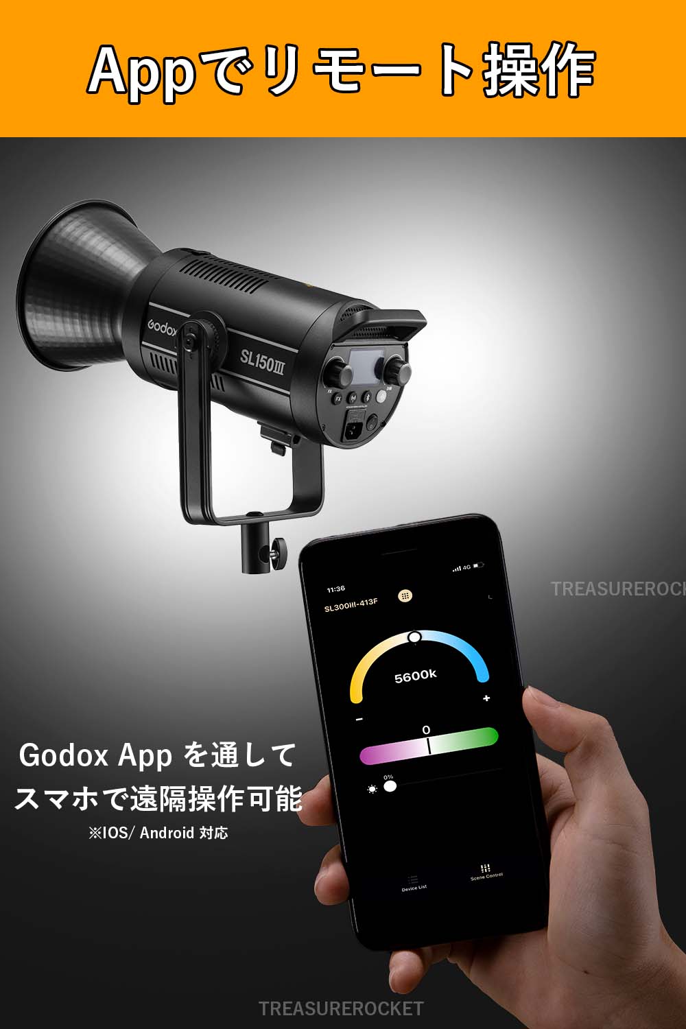 Godox SL200III 充実サポート 215W 95600lux 定常光LEDライト ビデオライト Bowensマウント サイレントモ –  ユア・トレジャー