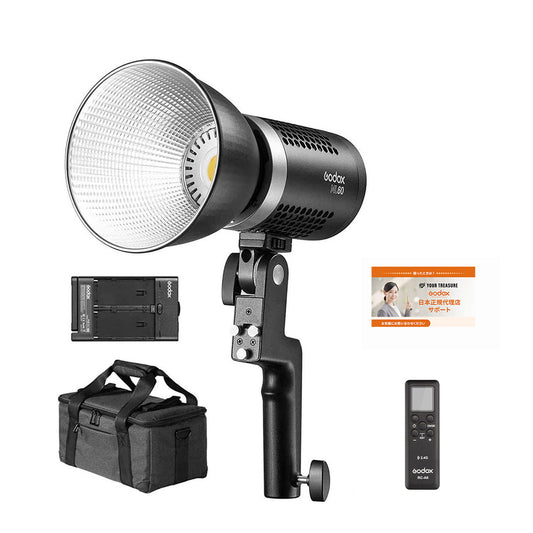 Godox ML60 60W 手持ち式LEDライト 5600±200K 13000lux