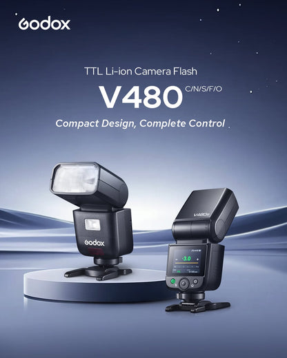 Godox V480C V480 for Canon キャノン対応 ストロボ フラッシュ GN50 TTL HSS リチウムバッテリー タッチスクリーン