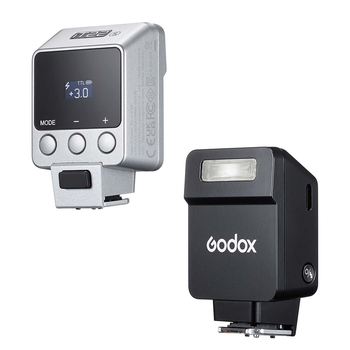 Godox iT22 iT22-F Fujifilm対応 iT22F カメラフラッシュ TTL マグネットアクセサリー対応 バッテリー内蔵