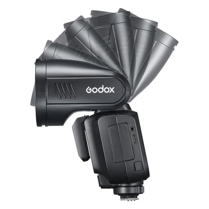 Godox V100 V100-O for Olympus TTL リチウムイオン ラウンドヘッド フラッシュ 100W リサイクルタイム1.7秒 400回フルパワー 2.4G 【日本語説明書/技適マーク】