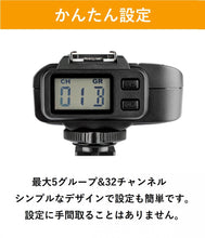 画像をギャラリービューアに読み込む, 日本正規代理店GodoxX1R-Cワイヤレス受信機レシーバー[オリジナルセット]
