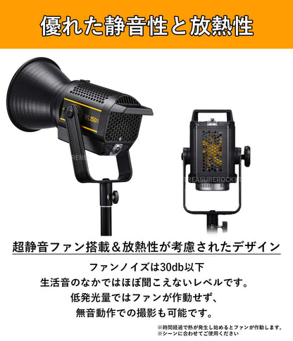 Godox VL VL300ii 320W LED ビデオライト 5600±200K 77000lux ボーエンズマウント