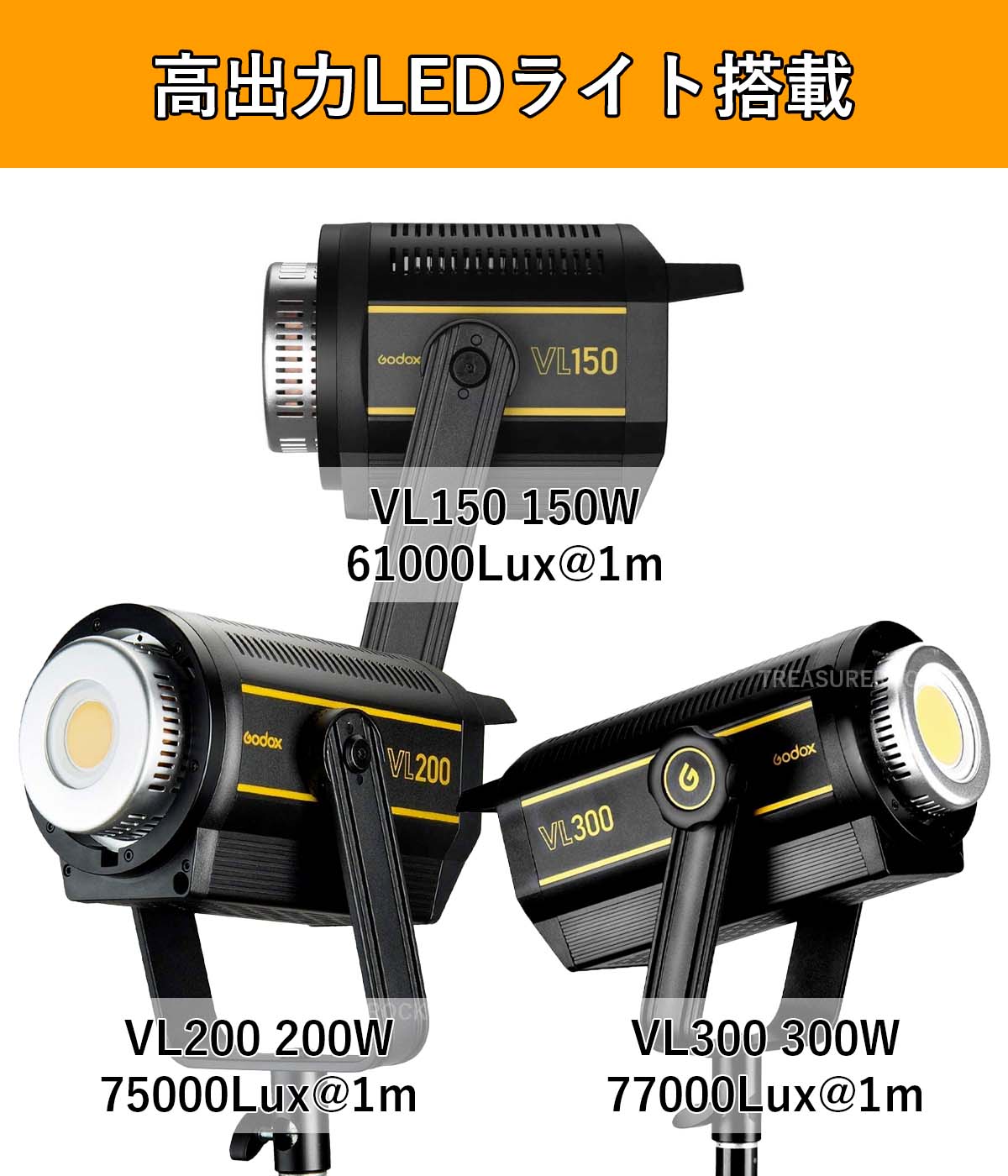 国内正規代理店] Godox VL VL200 200W LED ビデオライト 5600±200K 75000lux ボーエンズマウント  [1年保証/日本語説明書/クロス付/セット品] (VL-200) – GODOX × YOUR TREASURE