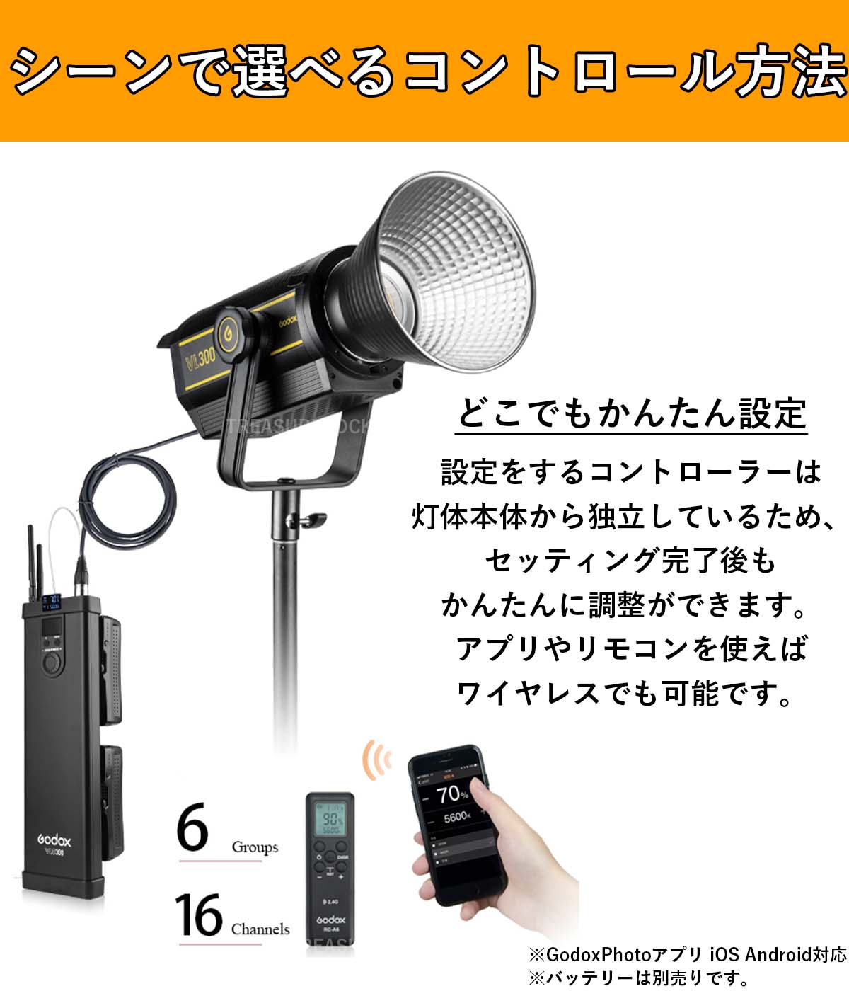 国内正規代理店] Godox VL VL200 200W LED ビデオライト 5600±200K 75000lux ボーエンズマウント  [1年保証/日本語説明書/クロス付/セット品] (VL-200) – ユア・トレジャー